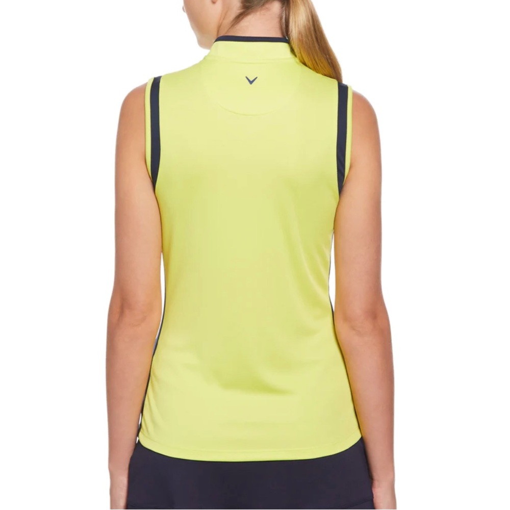 NWT Womens Color Block Mandarin Collar Golf Polo - Picture 3 of 3